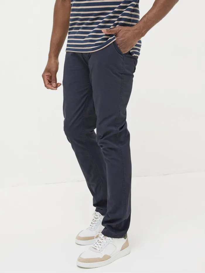 Men Trousers and Chinos Fat Face Blue Slim Heyshott Chinos