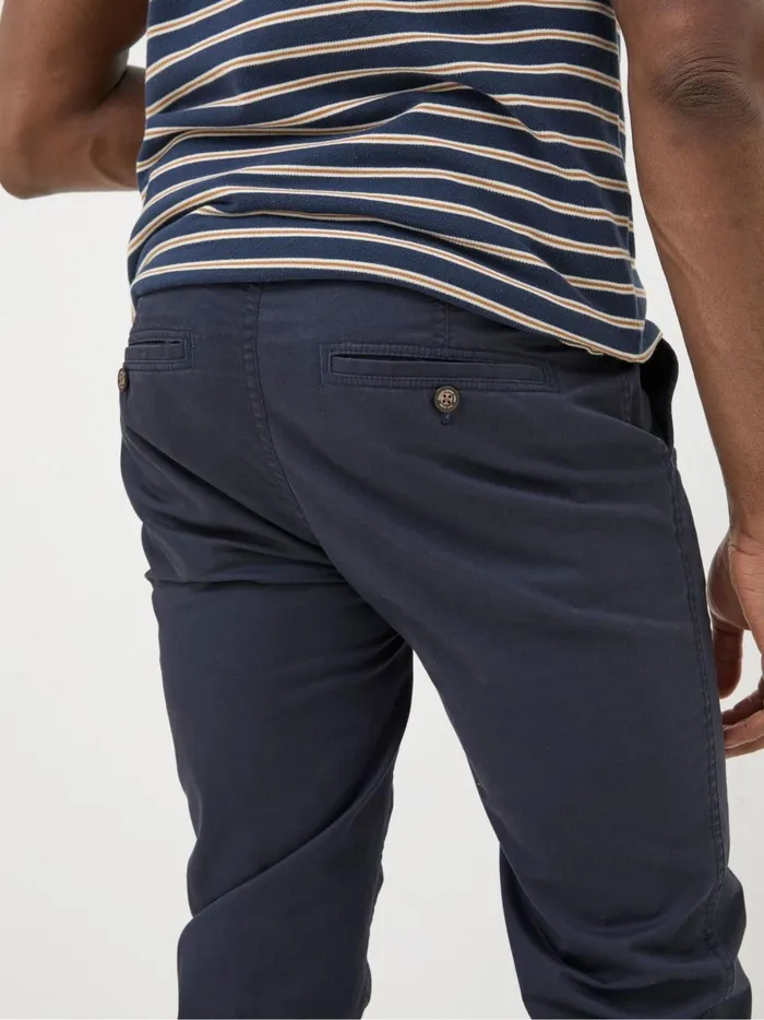 Men Trousers and Chinos Fat Face Blue Slim Heyshott Chinos