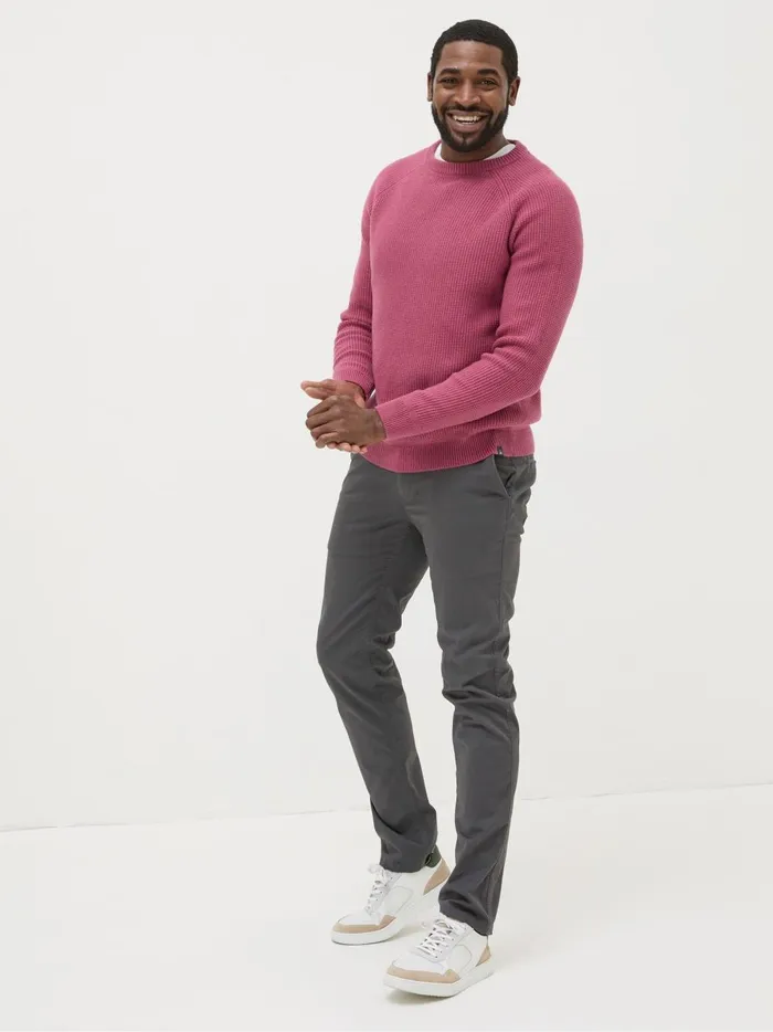 Men Trousers and Chinos Fat Face Dark Grey Slim Heyshott Chinos