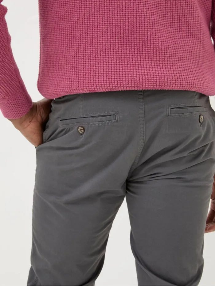 Men Trousers and Chinos Fat Face Dark Grey Slim Heyshott Chinos