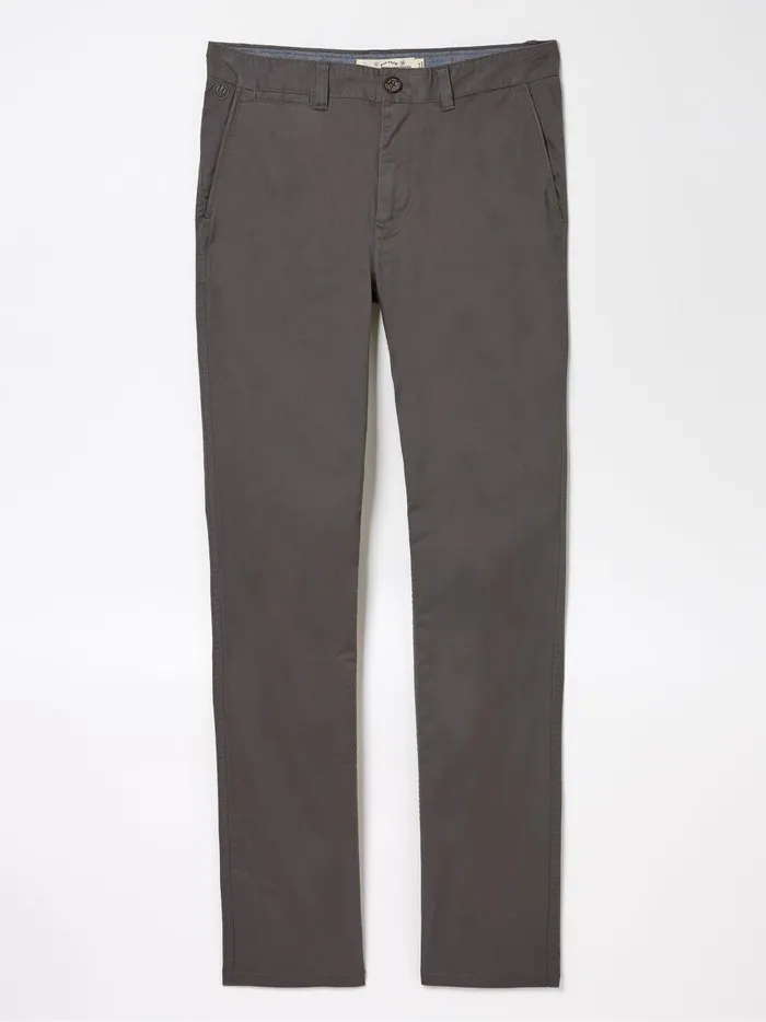 Men Trousers and Chinos Fat Face Dark Grey Slim Heyshott Chinos