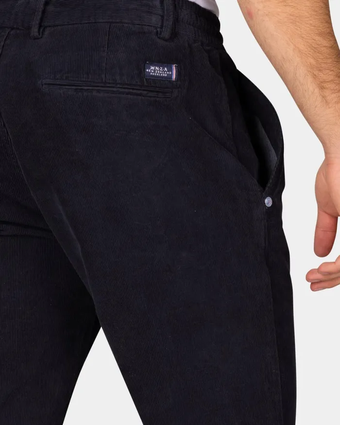 Men Trousers NZA New Zealand Auckland Corduroy Navy Chino 8211 Winter Navy