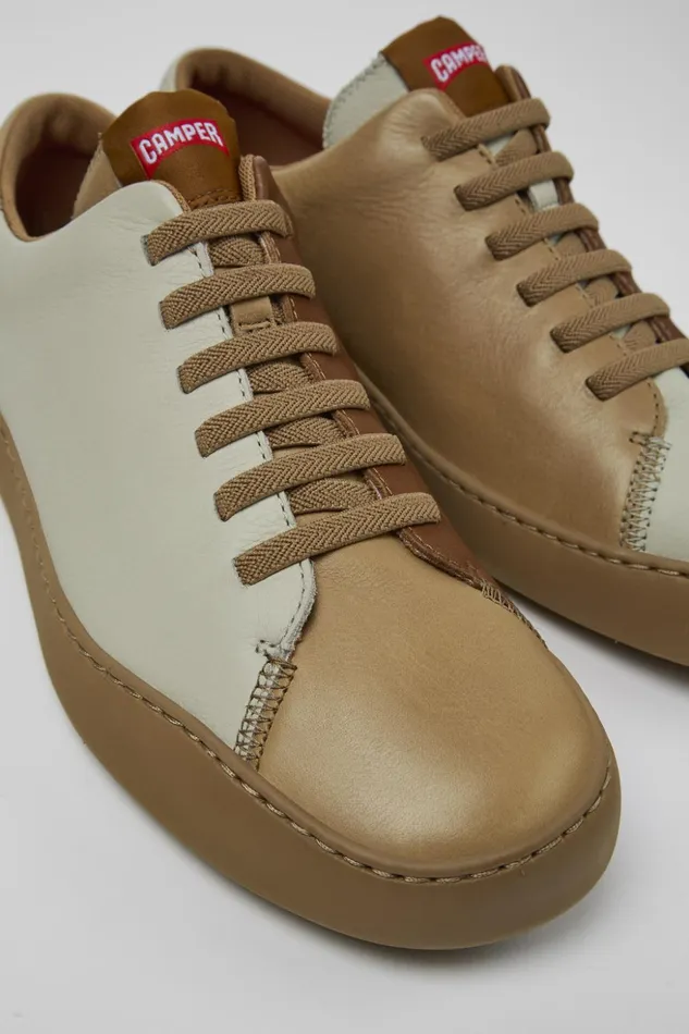 Men Twins Multicolored Leather Sneaker Camper Sneakers