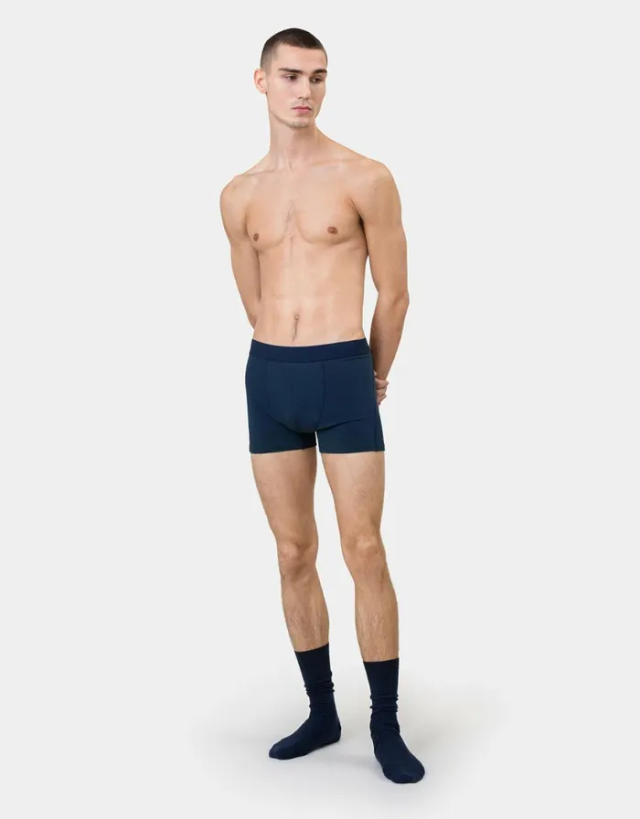 Men Underwear Colorful Standard Classic Organic Boxer Briefs Hunter Green