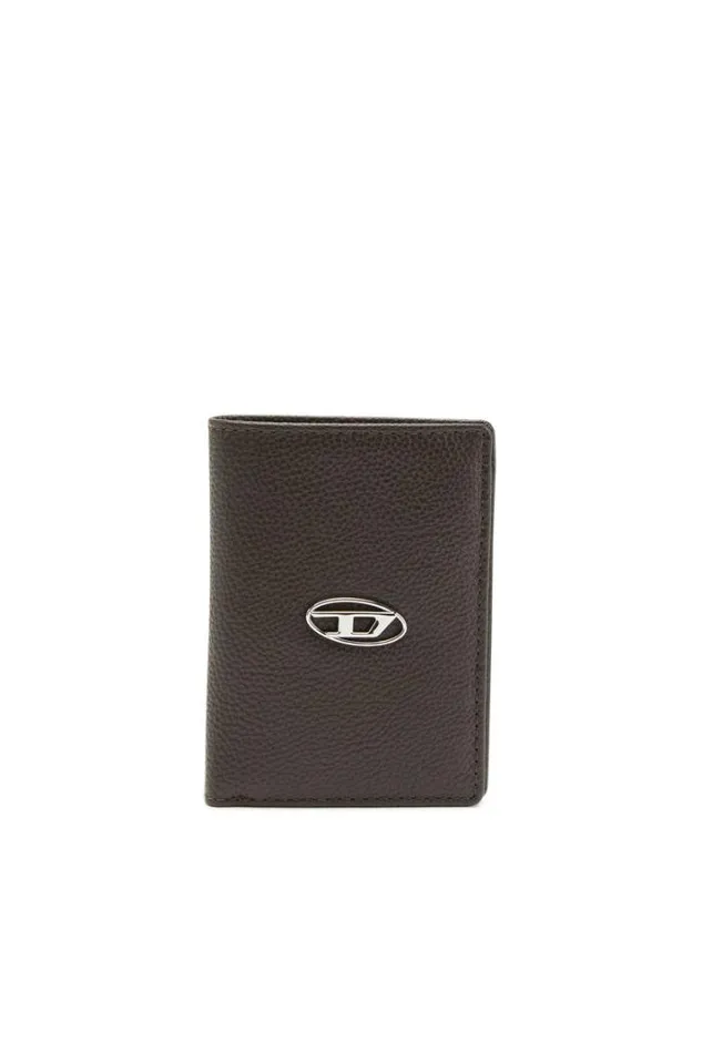 Men Vertical Neela Brown Diesel Wallets