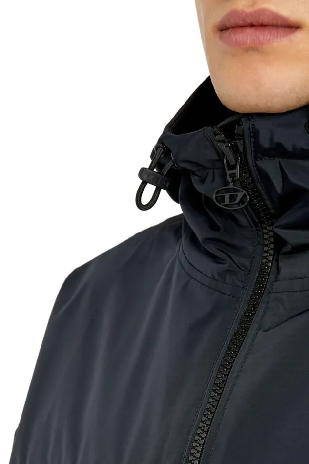 Men WHennes Black Diesel Outerwear And Jackets Men WHennes Black Diesel Outerwear And Jackets