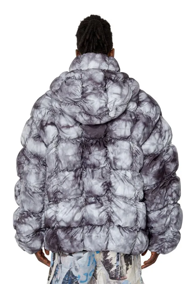 Men WRalle Grey Diesel Outerwear And Jackets Men WRalle Grey Diesel Outerwear And Jackets