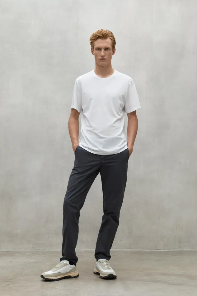Men White Vent TShirt Ecoalf TShirts