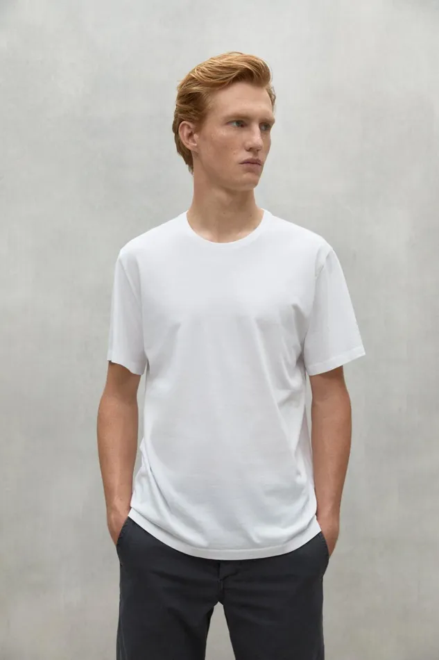 Men White Vent TShirt Ecoalf TShirts