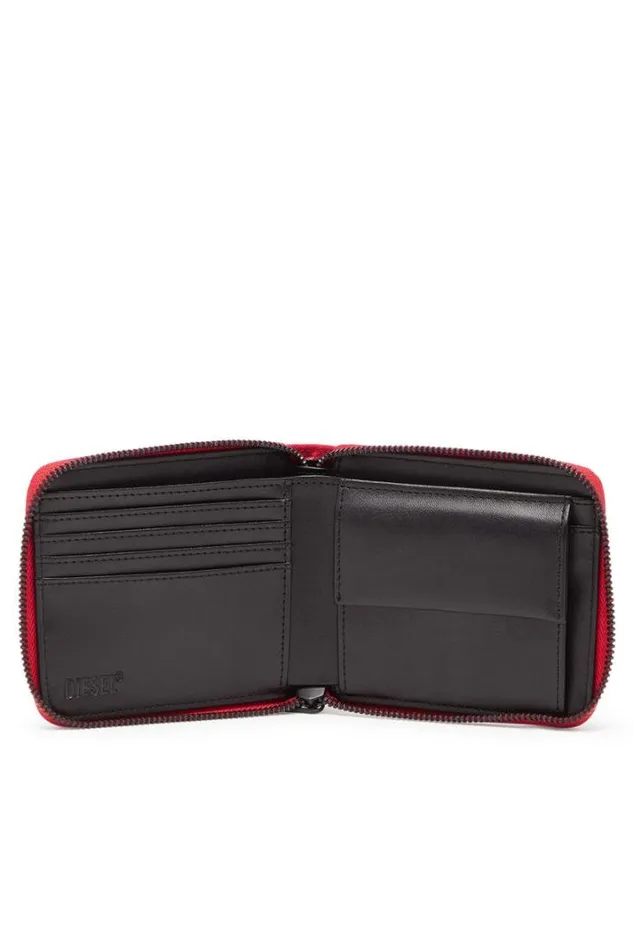 MenWomen Rave BiFold Coin Zip Xs Red Diesel Wallets MenWomen Rave BiFold Coin Zip Xs Red Diesel Wallets