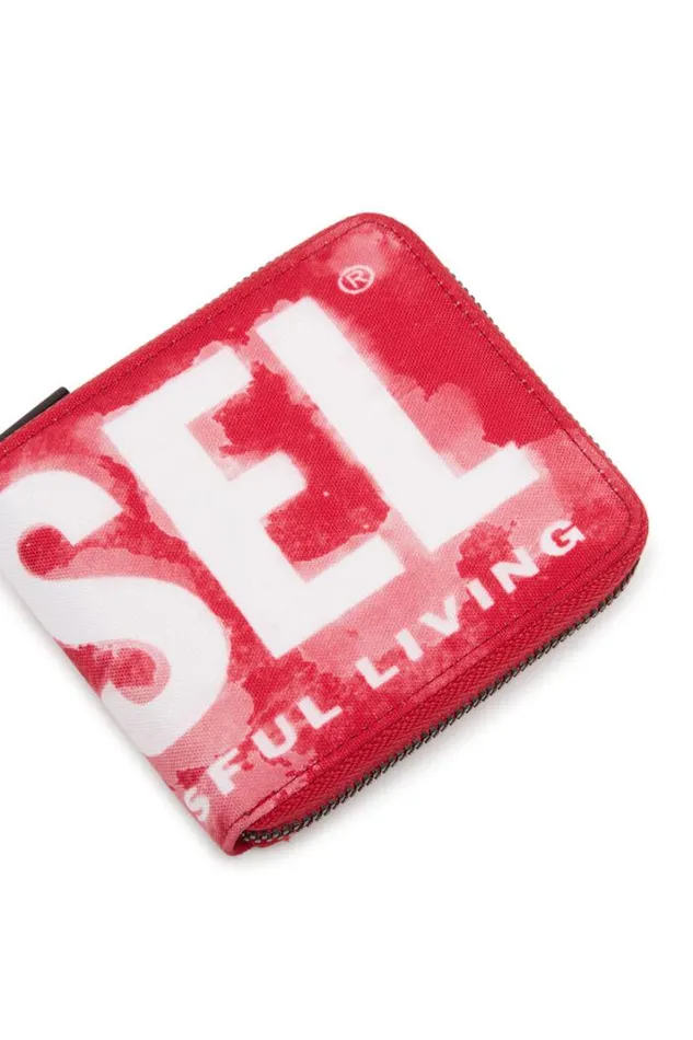 MenWomen Rave BiFold Coin Zip Xs Red Diesel Wallets MenWomen Rave BiFold Coin Zip Xs Red Diesel Wallets