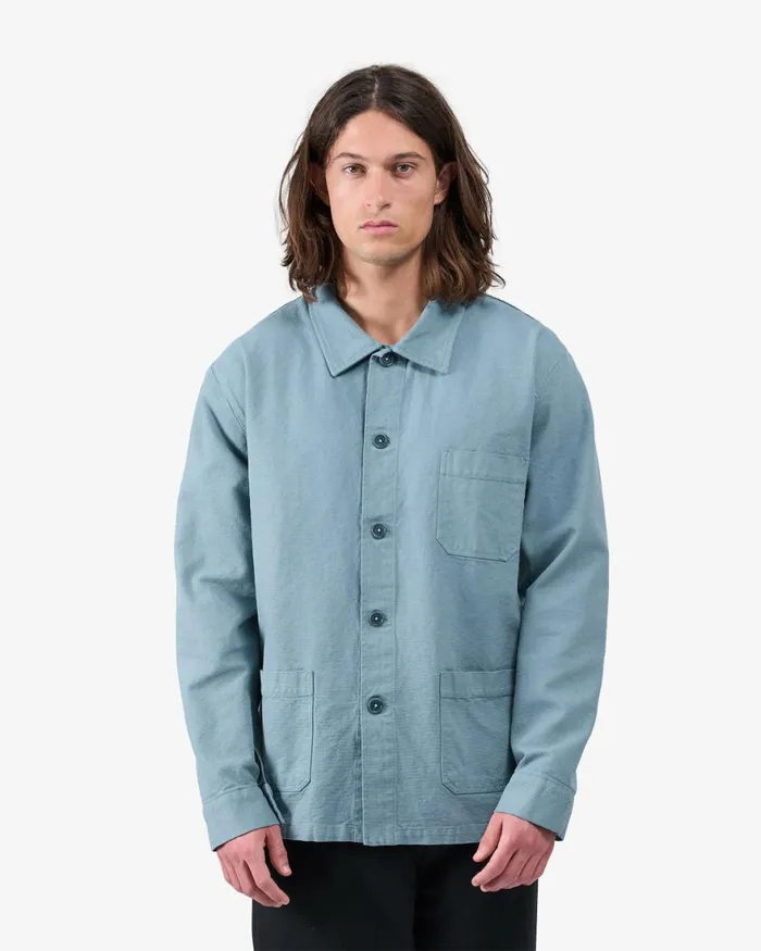 Men Workwear Jackets Colorful Standard Organic Workwear Jacket Cedar Brown