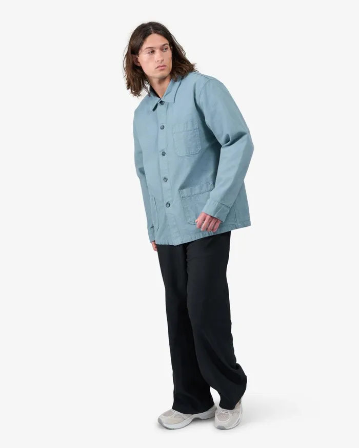 Men Workwear Jackets Colorful Standard Organic Workwear Jacket Cedar Brown
