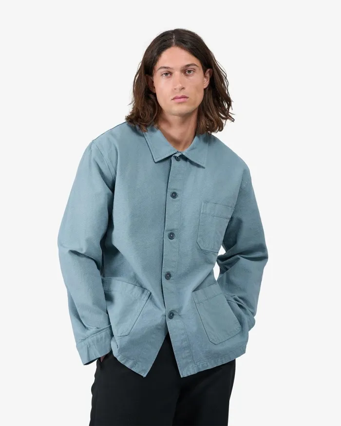 Men Workwear Jackets Colorful Standard Organic Workwear Jacket Cedar Brown