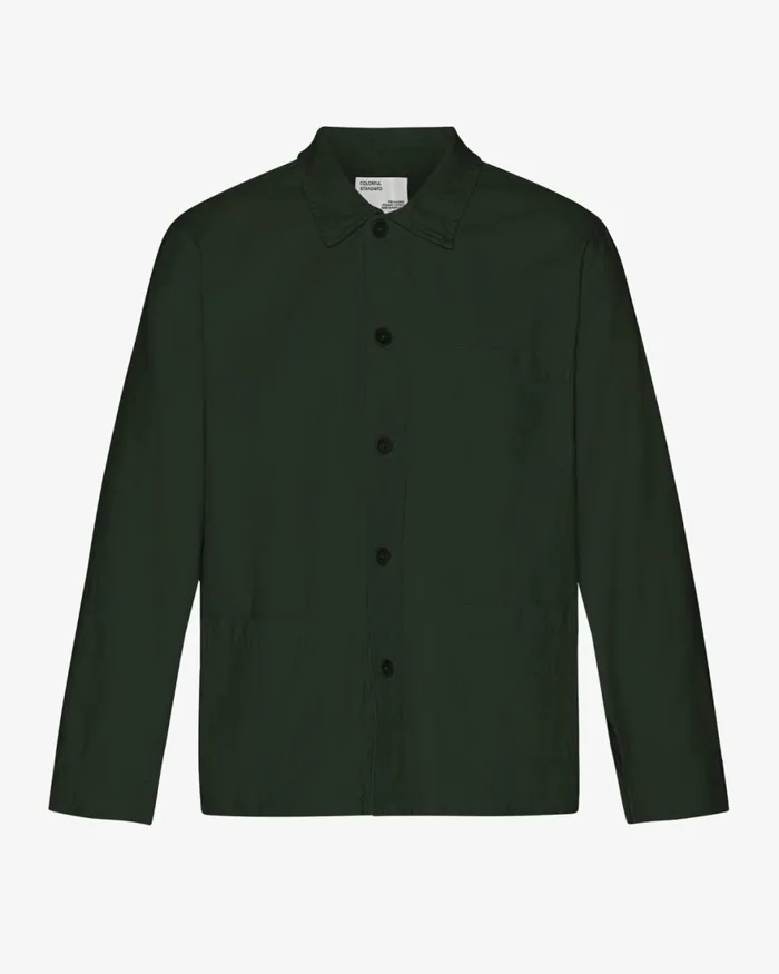 Men Workwear Jackets Colorful Standard Organic Workwear Jacket Hunter Green