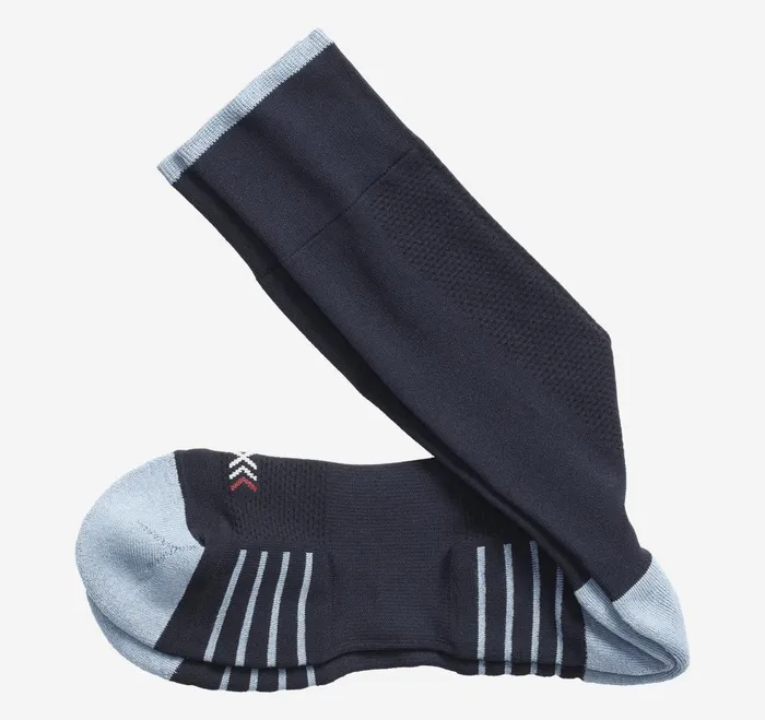 Men Xc4 Performance Crew Socks Navy JohnstonandMurphy Socks