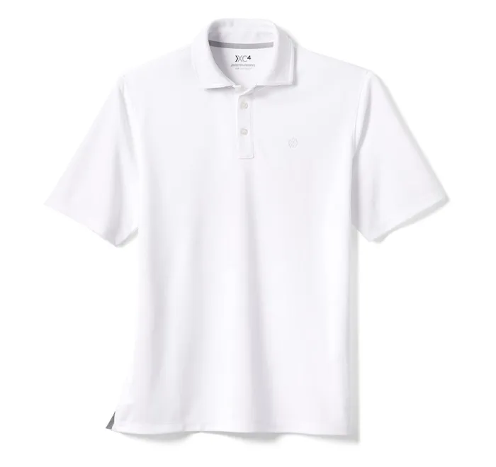 Men Xc4 Performance Solid Polo Cool Degree White JohnstonandMurphy Polos and Tees Men Xc4 Performance Solid Polo Cool Degree White JohnstonandMurphy Polos and Tees