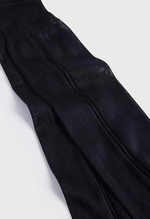 Mens Paulstuart Silk Formal Sock Black Socks Mens Paulstuart Silk Formal Sock Black Socks