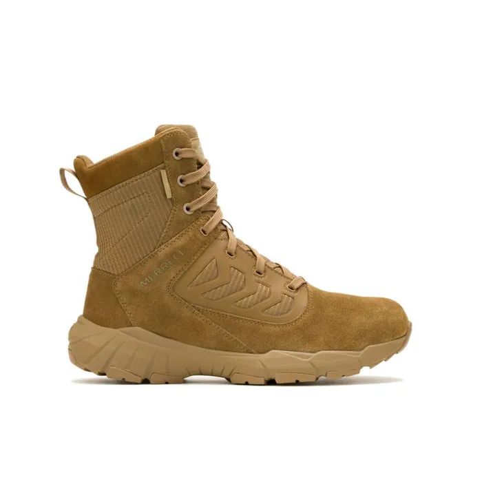 Merrell Boots Men Fullbench Tactical 8039039 Zip Waterproof Coyote