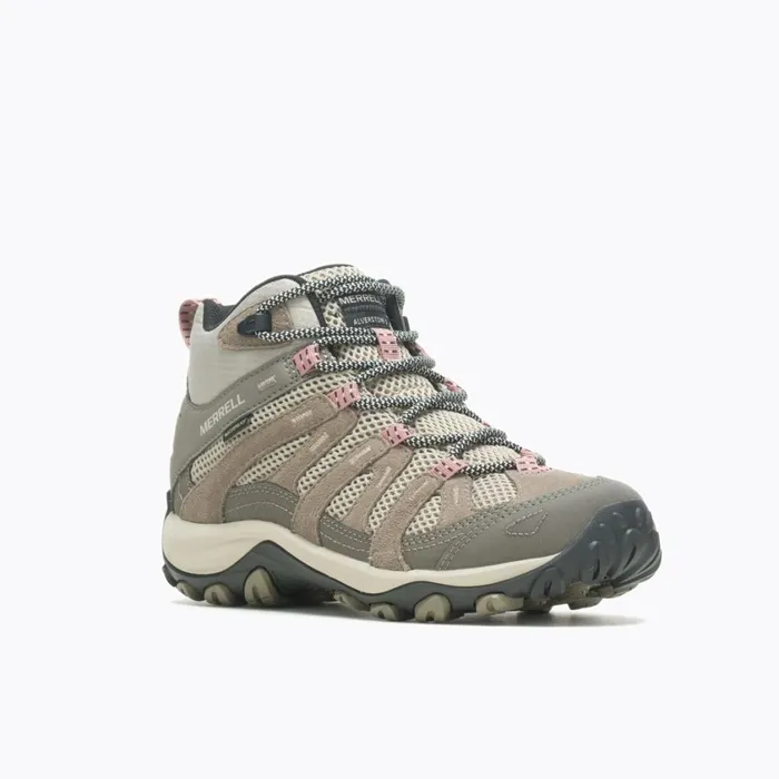 Merrell Boots Women Alverstone 2 Mid Waterproof Wide Width Aluminum