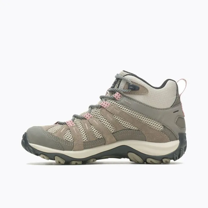 Merrell Boots Women Alverstone 2 Mid Waterproof Wide Width Aluminum