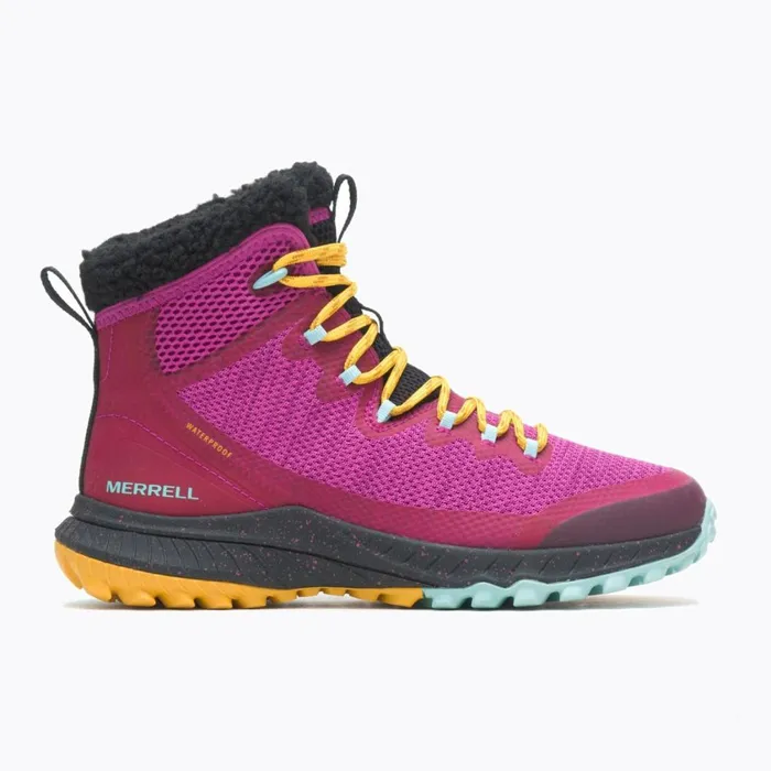 Merrell Boots Women Bravada Knit Bluff Polar Waterproof Fuchsia