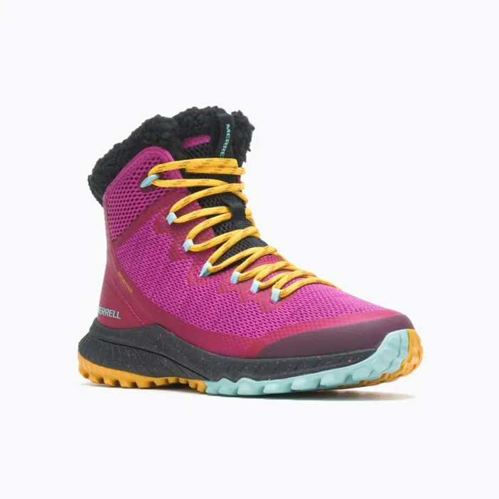 Merrell Boots Women Bravada Knit Bluff Polar Waterproof Fuchsia