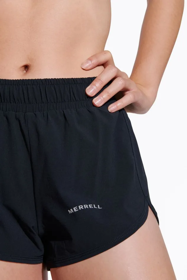 Merrell Bottoms Women Trail Running Short Black