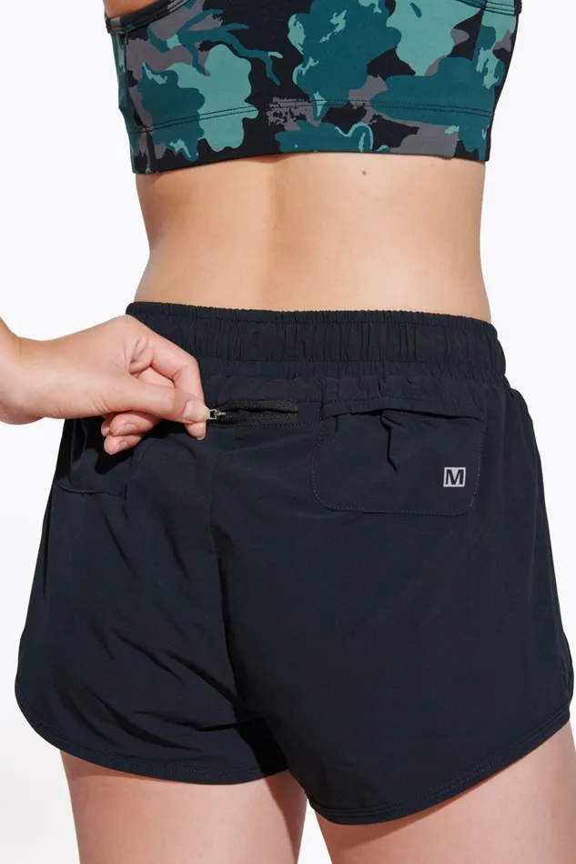 Merrell Bottoms Women Trail Running Short Black