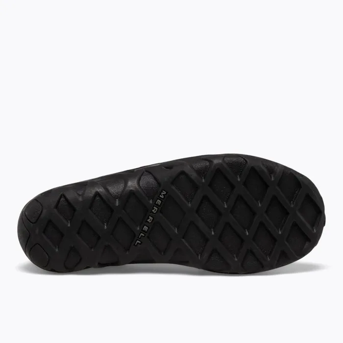 Merrell Easy On Easy Off Kids Big Jungle Moc Leather Black