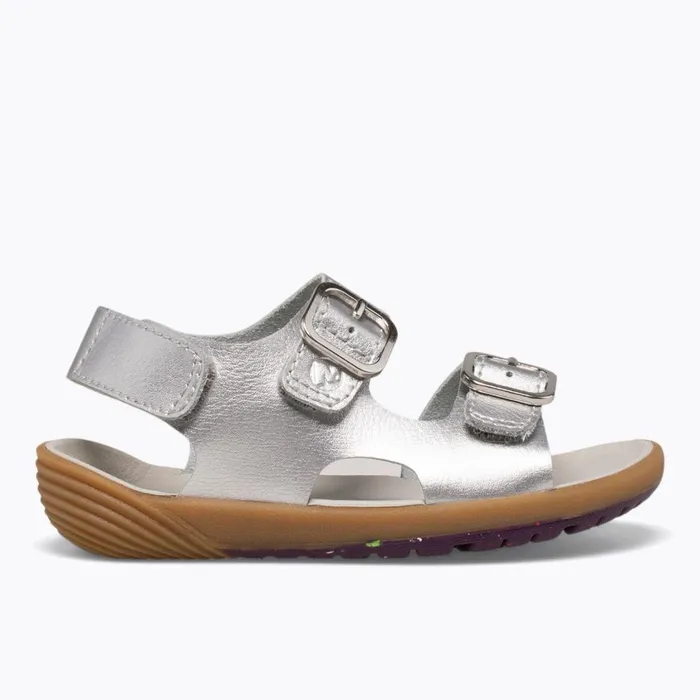 Merrell Sandals Kids Little Bare Steps Sandal Silver