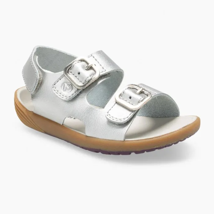 Merrell Sandals Kids Little Bare Steps Sandal Silver