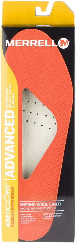 Merrell Shoe Care Women Kinetic Fit Advanced Footbed Wide Width Wool