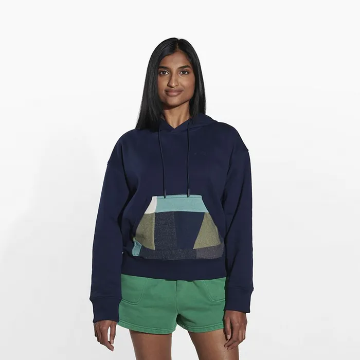 Merrell Tops Women Scrap Pullover Hoody Navy