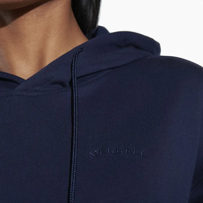 Merrell Tops Women Scrap Pullover Hoody Navy