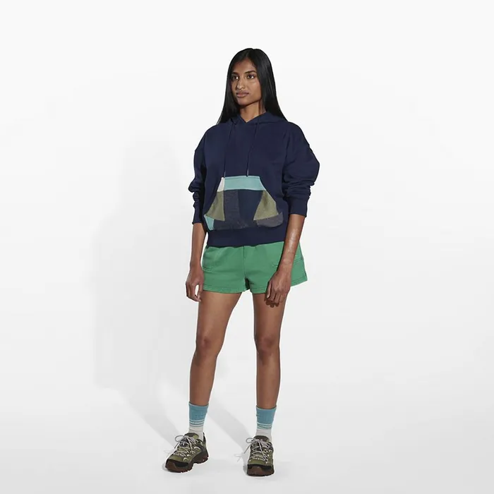 Merrell Tops Women Scrap Pullover Hoody Navy