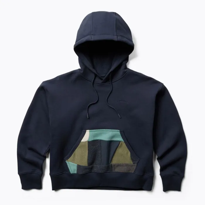 Merrell Tops Women Scrap Pullover Hoody Navy
