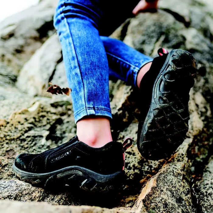 Merrell Wide Widths Kids Little Jungle Moc Black Merrell Wide Widths Kids Little Jungle Moc Black