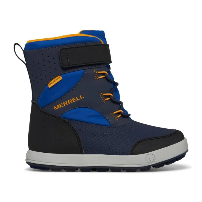 Merrell Winter Boots Kids Big Snow Storm 30 Waterproof Boot Blueblackorange