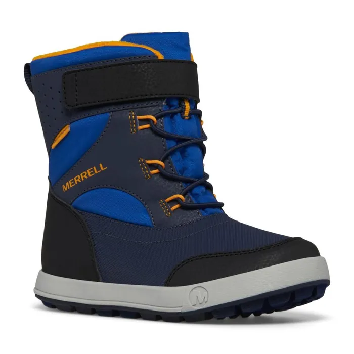 Merrell Winter Boots Kids Big Snow Storm 30 Waterproof Boot Blueblackorange