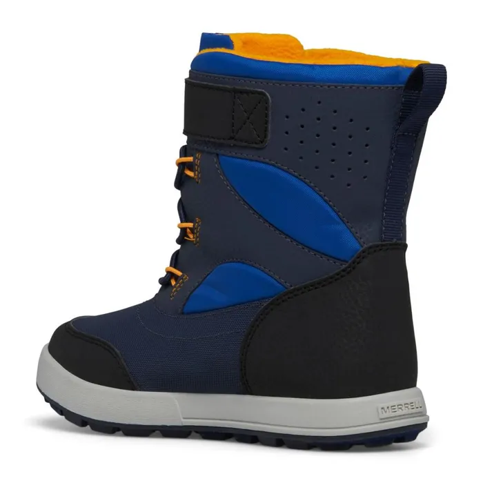 Merrell Winter Boots Kids Big Snow Storm 30 Waterproof Boot Blueblackorange