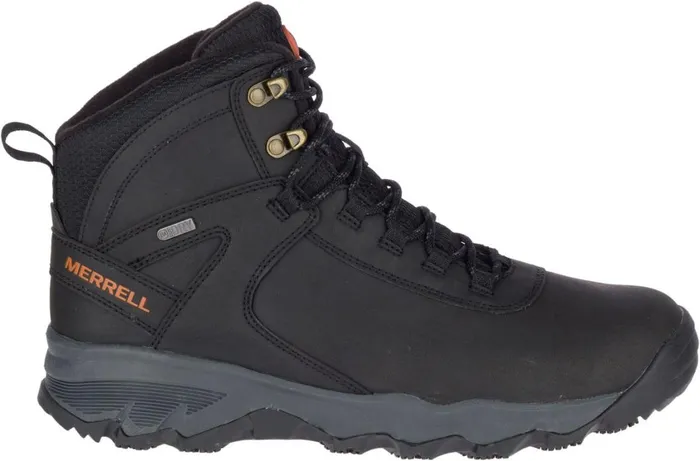 Merrell Winter Boots Men Vego Thermo Mid Leather Waterproof Black