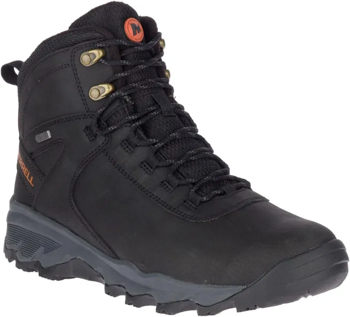 Merrell Winter Boots Men Vego Thermo Mid Leather Waterproof Black