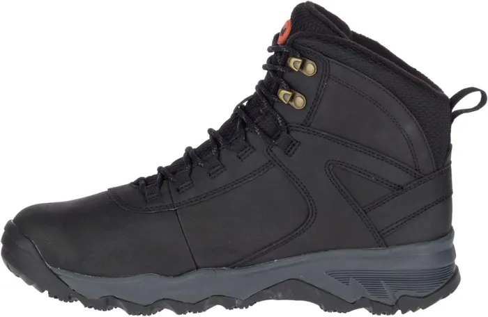 Merrell Winter Boots Men Vego Thermo Mid Leather Waterproof Black