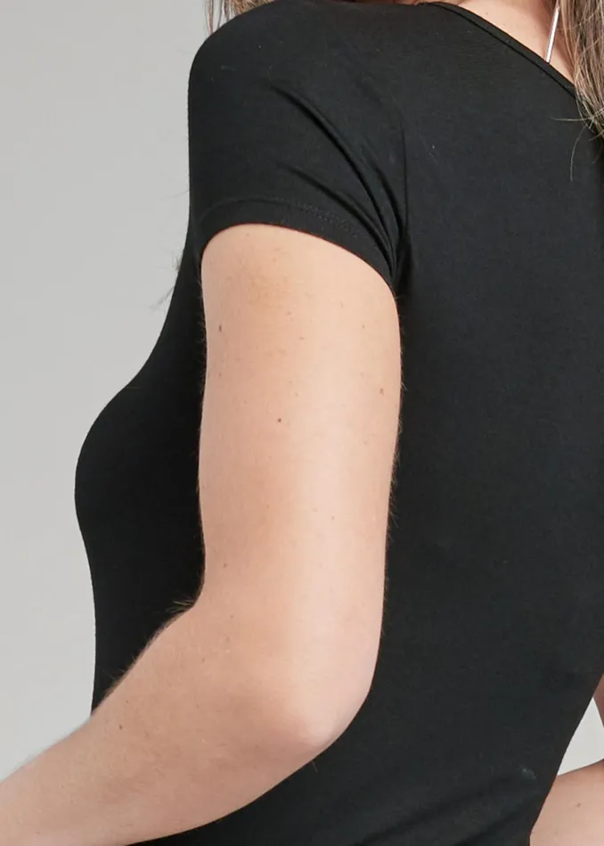 MESH DETAIL TOP Black Women VENUS Night Out Tops
