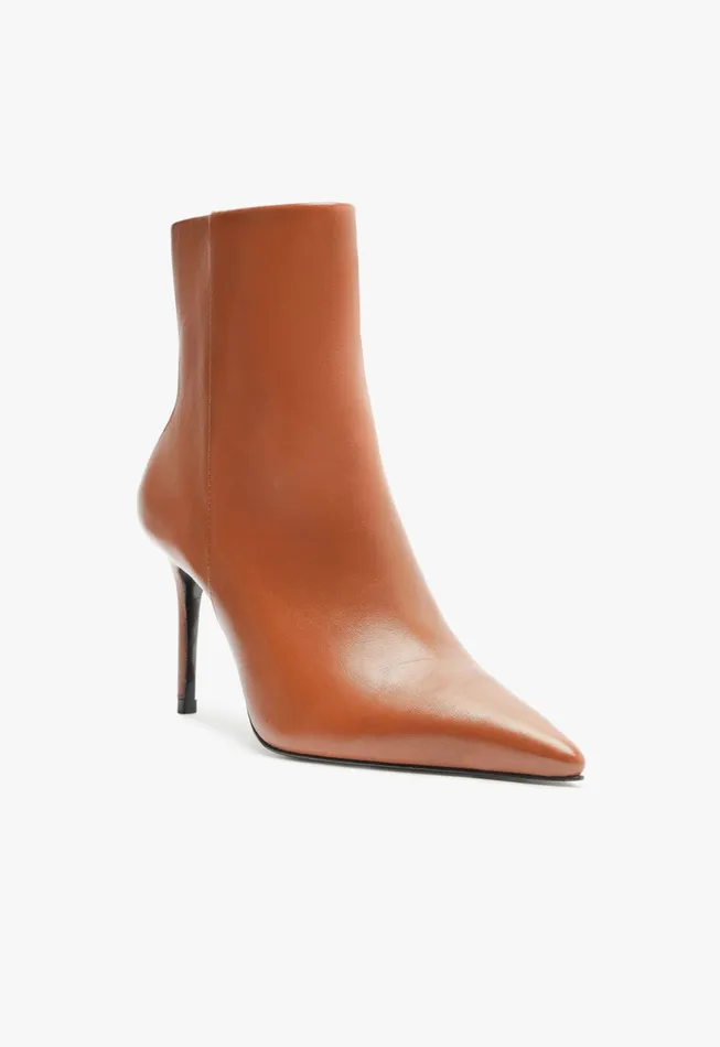 Mikki Bootie Brown Women Schutz Shoes Mikki Boots