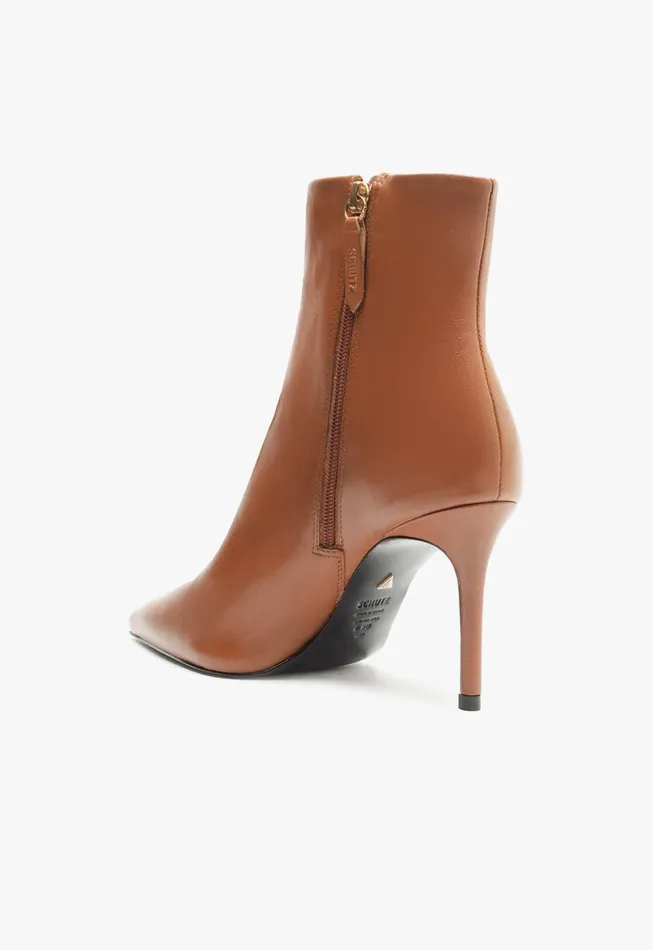 Mikki Bootie Brown Women Schutz Shoes Mikki Boots