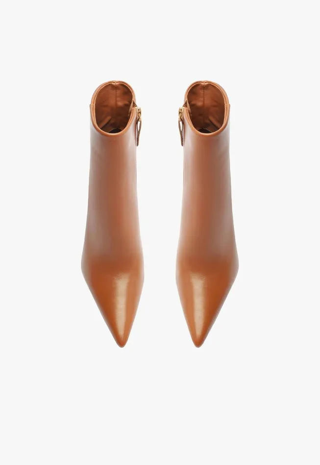 Mikki Bootie Brown Women Schutz Shoes Mikki Boots