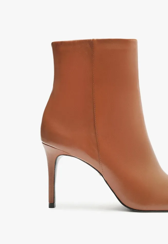 Mikki Bootie Brown Women Schutz Shoes Mikki Boots