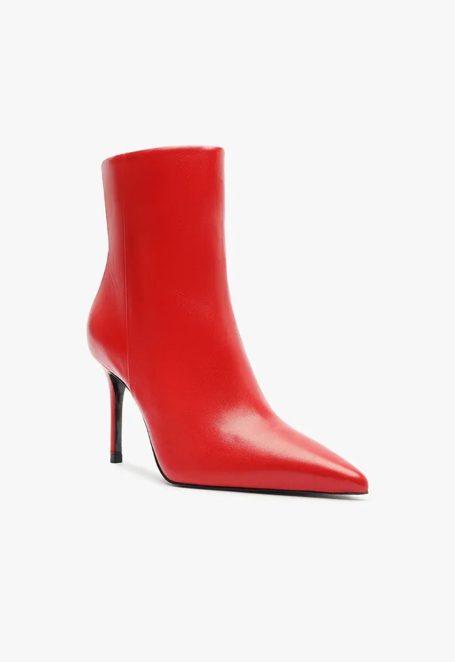 Mikki Bootie Red Women Schutz Shoes Mikki Boots Mikki Bootie Red Women Schutz Shoes Mikki Boots